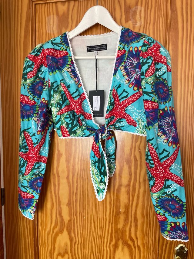 Crop top Carmen Horneros - Talla M