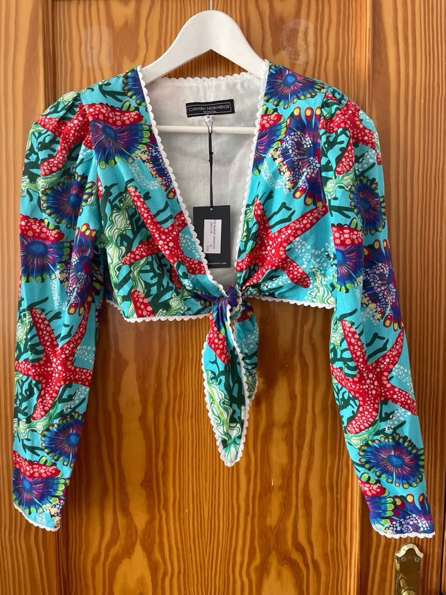 Crop top Carmen Horneros - Talla M