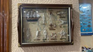 Cuadro decorativo nudos marineros