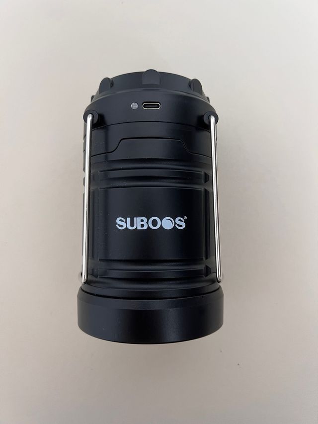 Lámpara LED para camping, enchufe y solar, Pack 2