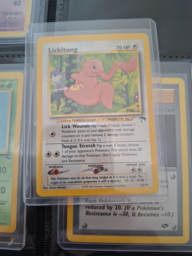 Carta Pokémon Lickitung 16/18