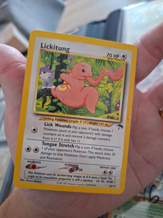 Carta Pokémon Lickitung 16/18