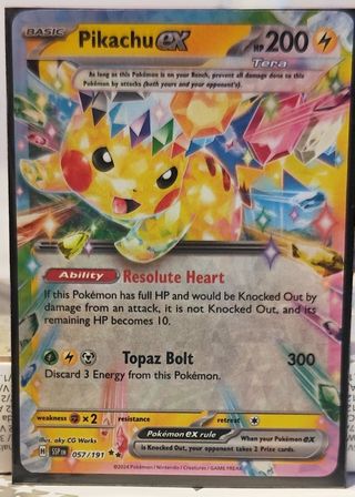 Pikachu EX 057/191 - Carta Pokémon