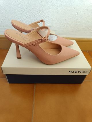 Zapatos tacón Marypaz rosa
