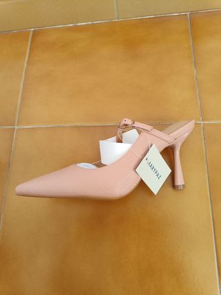 Zapatos tacón Marypaz rosa