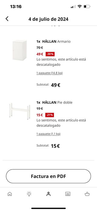 Armario + Estanteria HÄLLAN IKEA blanco