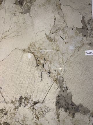 Placa decorativa PVC beige