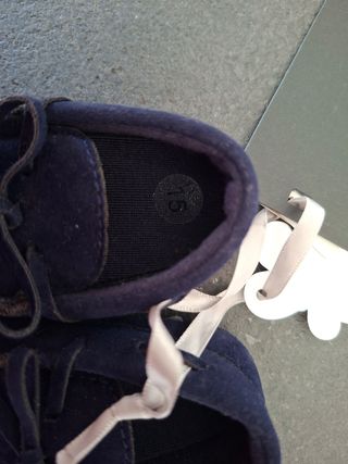 Mocassini neonato blu navy nuovi – taglia 15