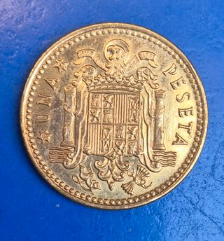 Moneda 1 peseta Franco 1966