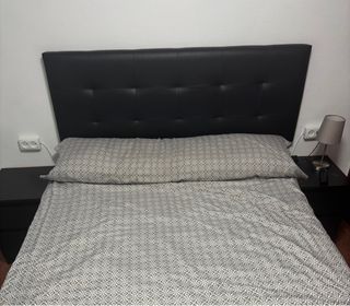 Cabecero cama negro - Dormitorio