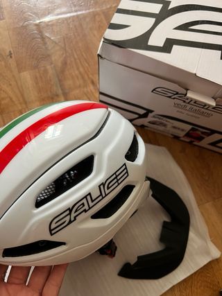 Casco bici Salice blanco talla 51-56