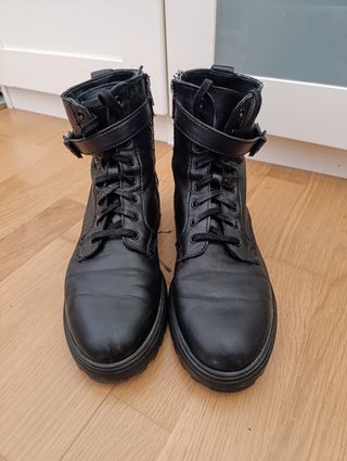Botines militares Mango - negros