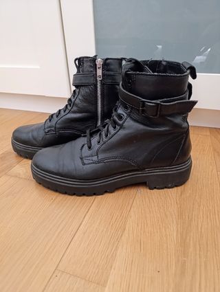 Botines militares Mango - negros