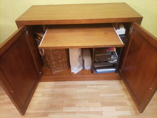 Mesa auxiliar madera - marrón