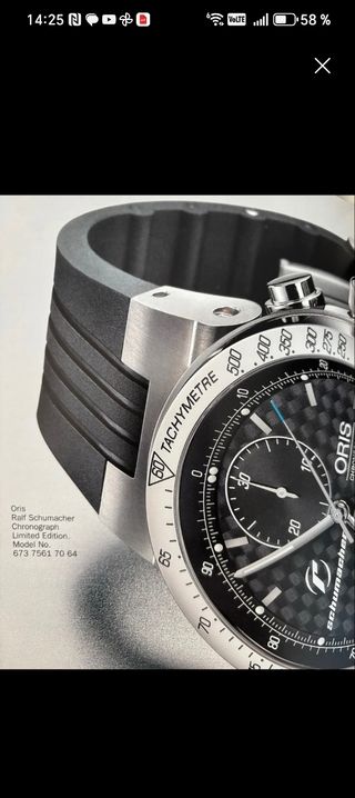 Reloj Oris edición limitada