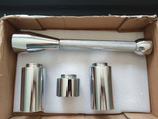 Clubbells nuevo de acero inoxidable.Ajustable