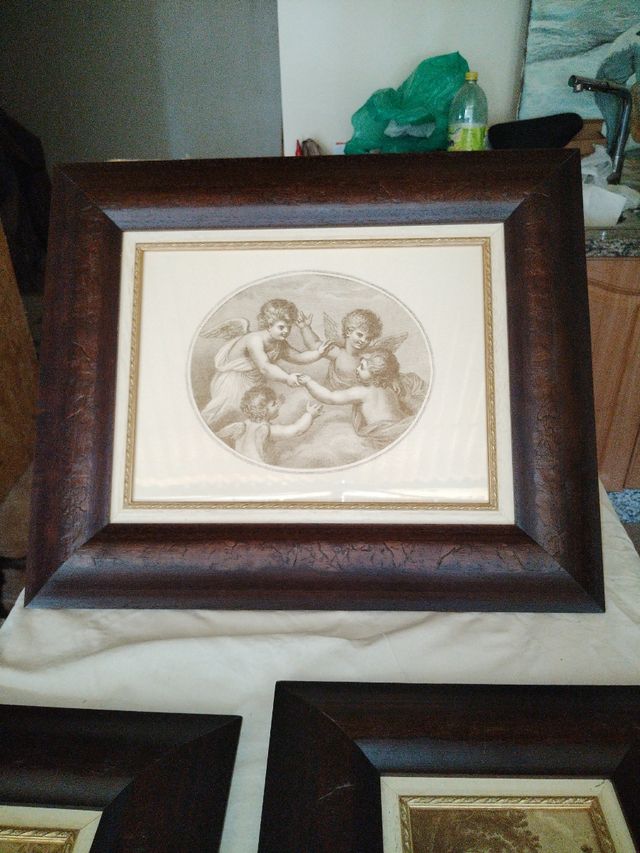 Láminas italianas enmarcadas