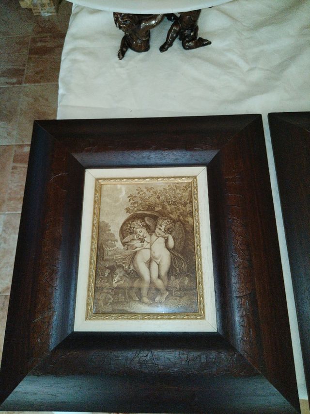 Láminas italianas enmarcadas