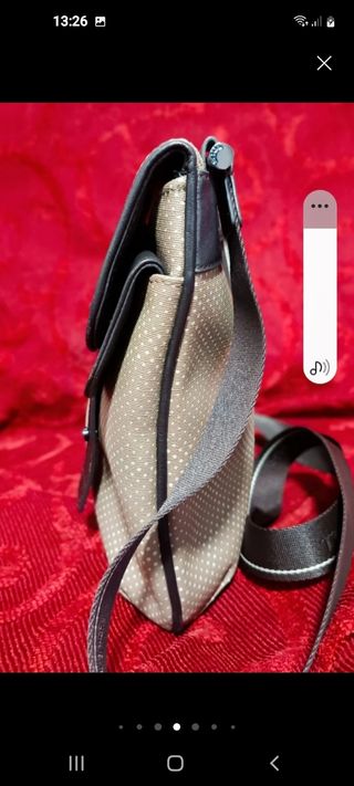 Bandolera Tous beige y marrón