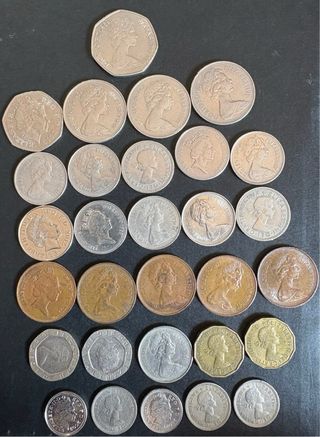 30 Monedas Reino Unido - Reina Isabel II
