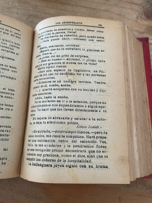 Libro antiguo 1906 - Los Desesperados