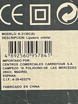 Lijadora orbital 135W - Vibrante