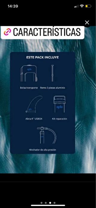 Tabla Paddle Surf hinchable EVO sps 