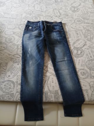 Jeans skinny donna blu