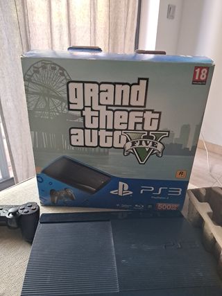 PS3 Slim (PlayStation 3) + GTA V