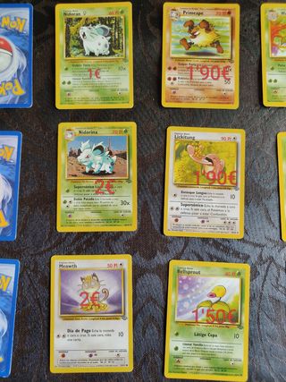 Cartas Pokémon - Edición Jungle