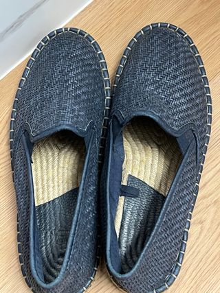 Alpargatas Massimo Dutti azul marino t43