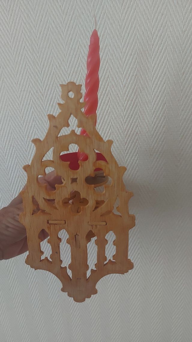 Candelero/Palmatoria.Artesanal