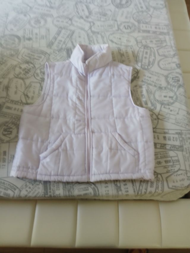 Gilet bianco imbottito
