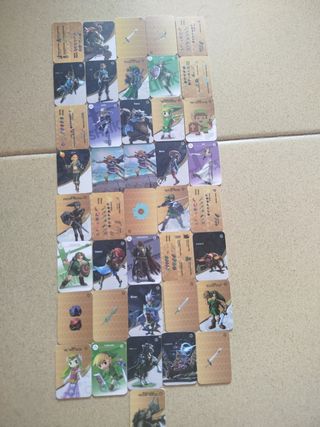 42 Fichas Amiibo Zelda