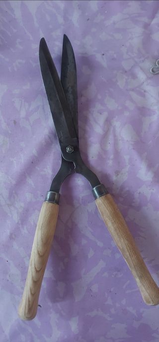 Tijeras antiguas de jardinero cortasetos