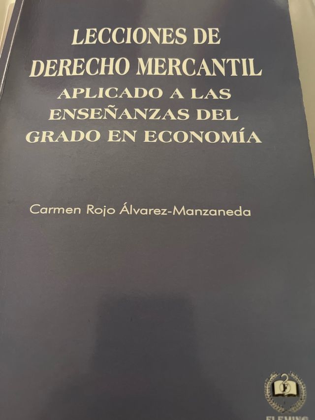 lecciones de derecho mercantil grado economia ugr