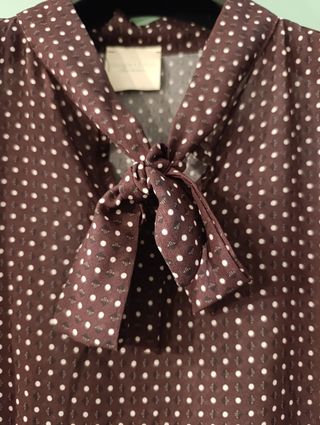 Blusa Giorgia&Johns - Marrone Pois