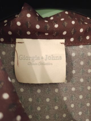 Blusa Giorgia&Johns - Marrone Pois