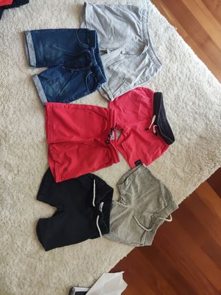 6 Shorts Niño 98-104