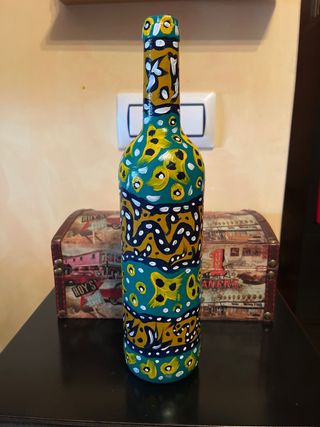 Botellas Decoradas a Mano (2)