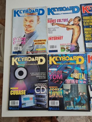 Lote 10 Revistas Keyboard Música y Tecnología