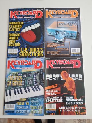 Lote 10 Revistas Keyboard Música y Tecnología