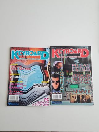 Lote 10 Revistas Keyboard Música y Tecnología