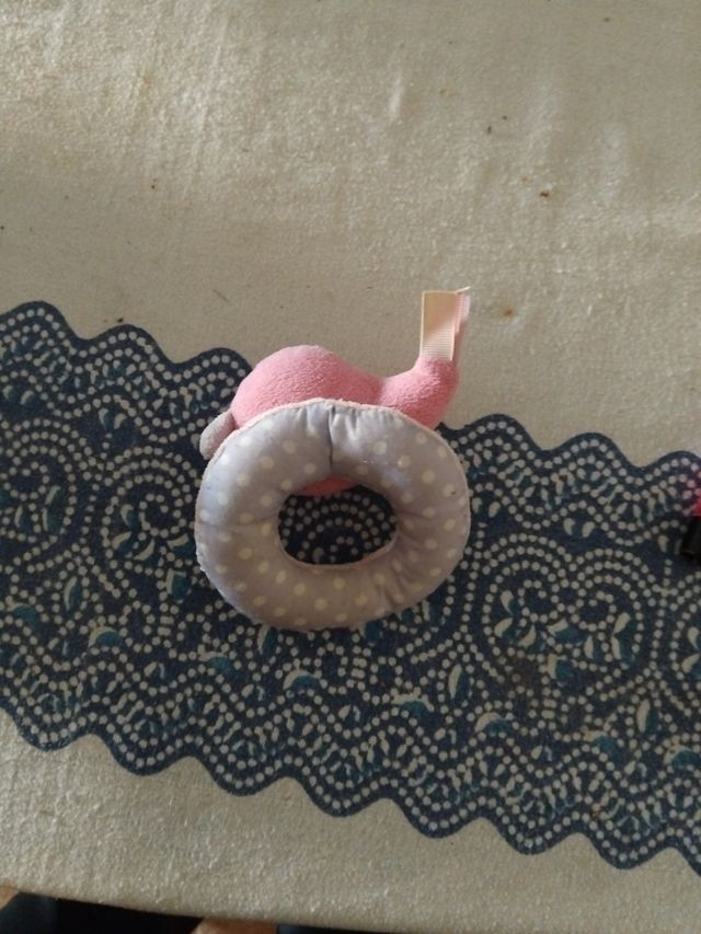 Sonaglio per bambini Pink Bird