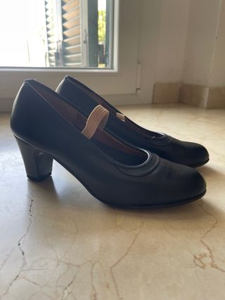 Zapatos Baile Flamenco Negro