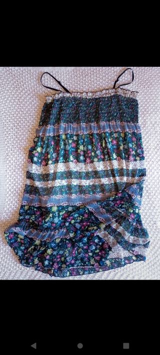 Vestito floreale stile Impero 