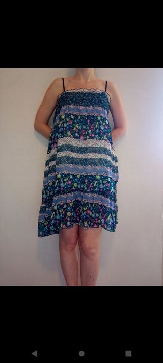 Vestito floreale stile Impero 