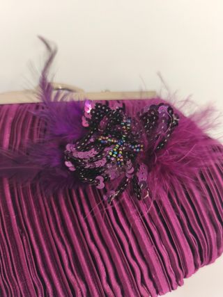 Bolso fiesta morado