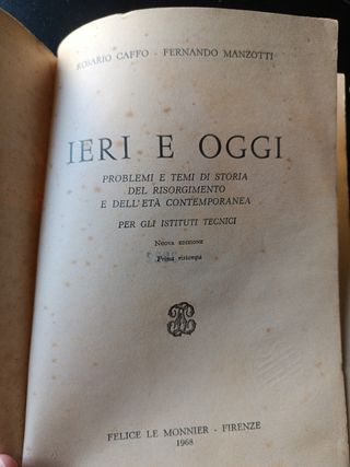 Ieri e oggi 