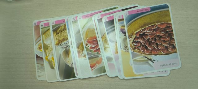 Cartas con recetas de cocina